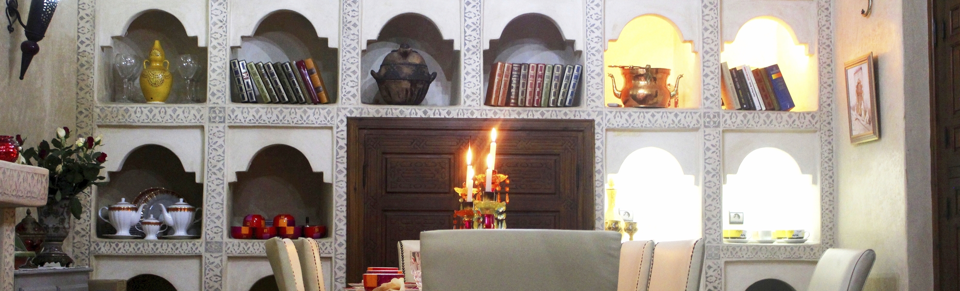 Gemeinschaftsraum im Hotel Riad Alida in Marakech, Marokko