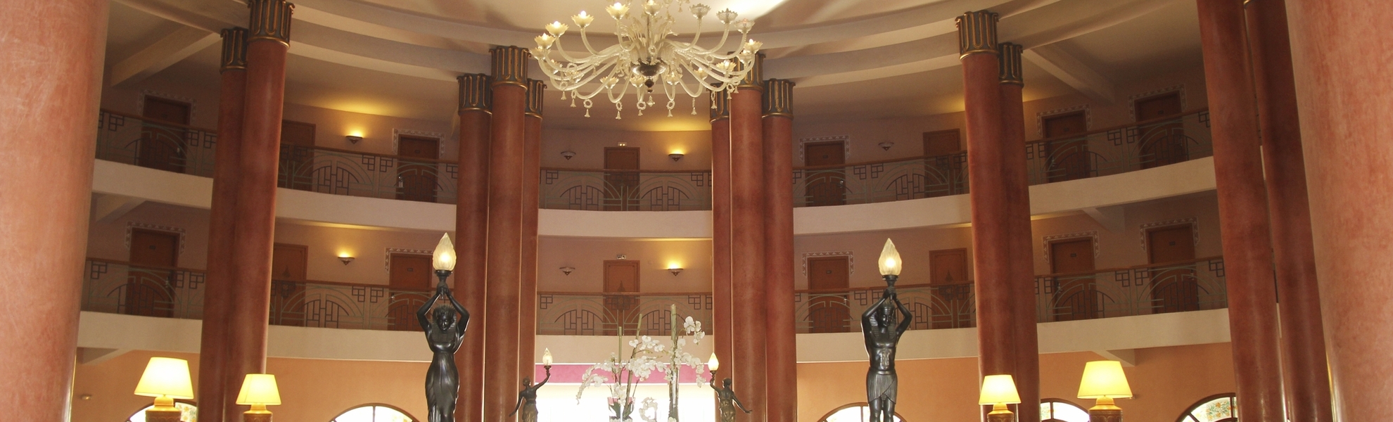 Lobby im Agadir Beach Club, Marokko