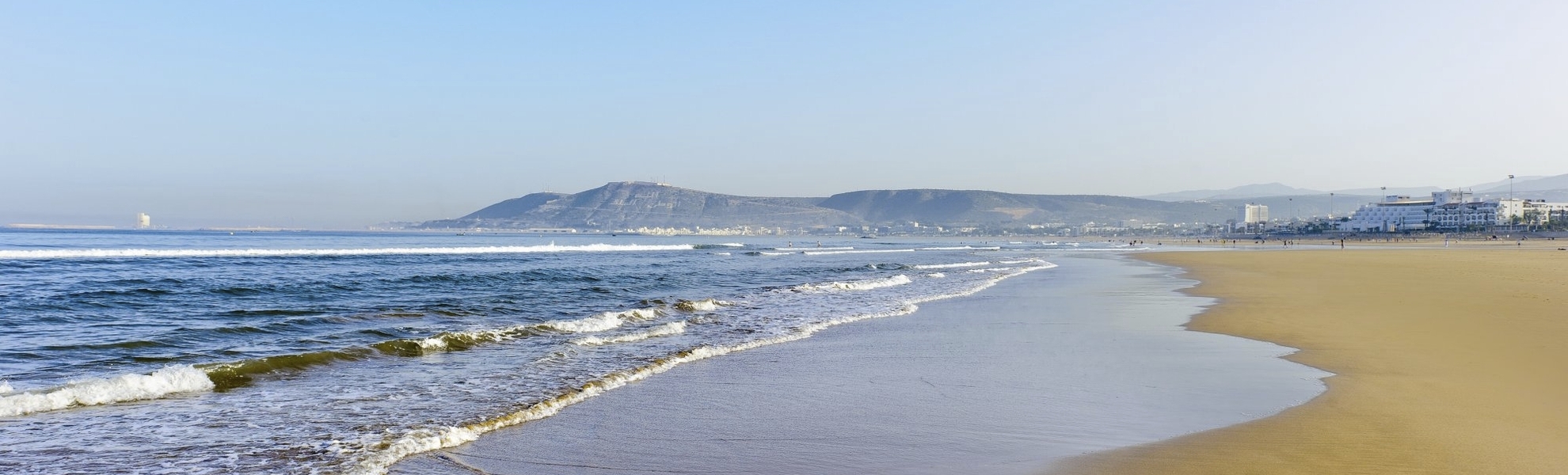 Strand an der Atlantikküste, Marokko