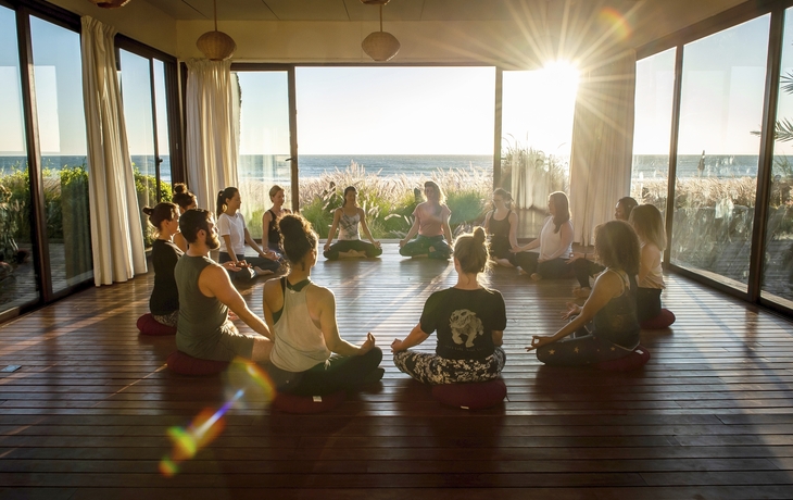 Yoga-Shala am Strand