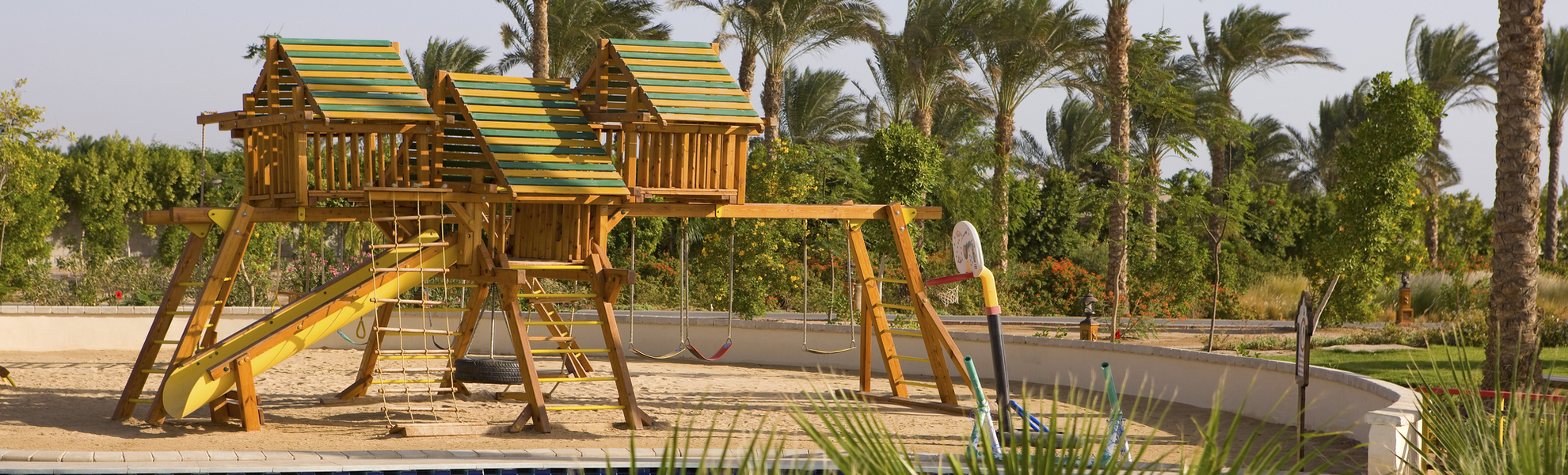 Spielplatz im Steigenberger Al Dau Beach Hotel in Hurghada, Ägypten