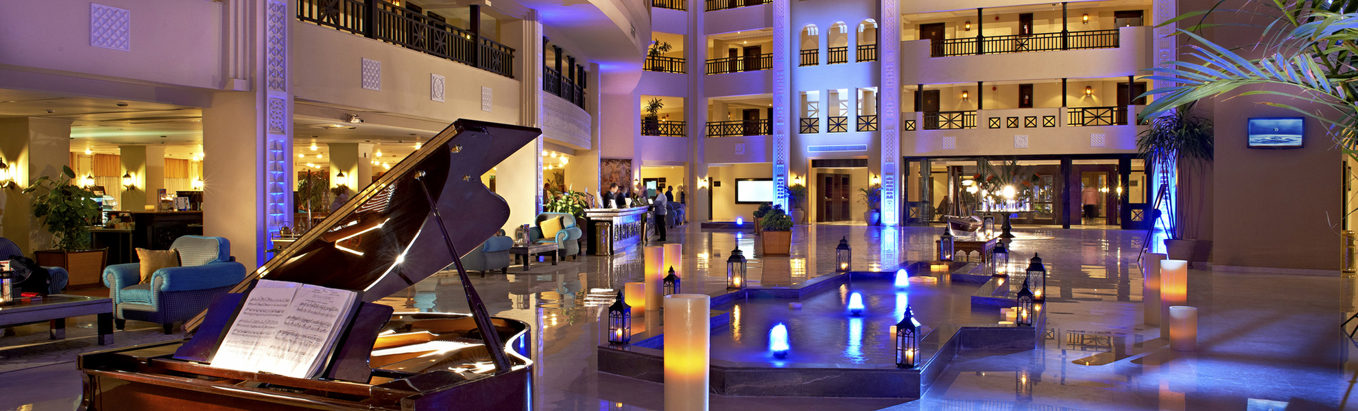Lobby im Steigenberger Al Dau Beach Hotel in Hurghada, Ägypten