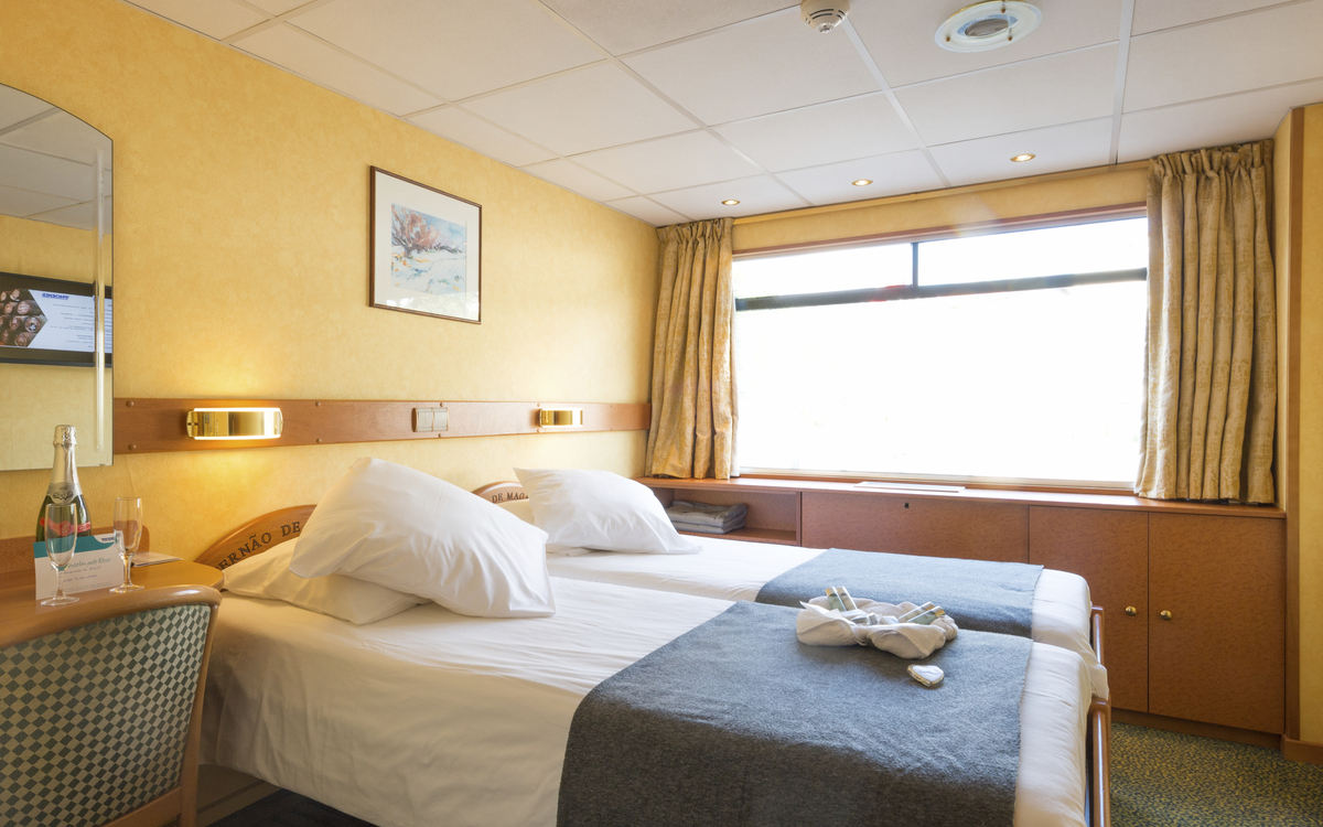 Kabine der Kategorie D,F,H, MS Magellan
