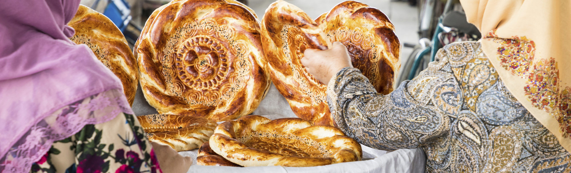 Fladenbrotverkauf, Usbekistan