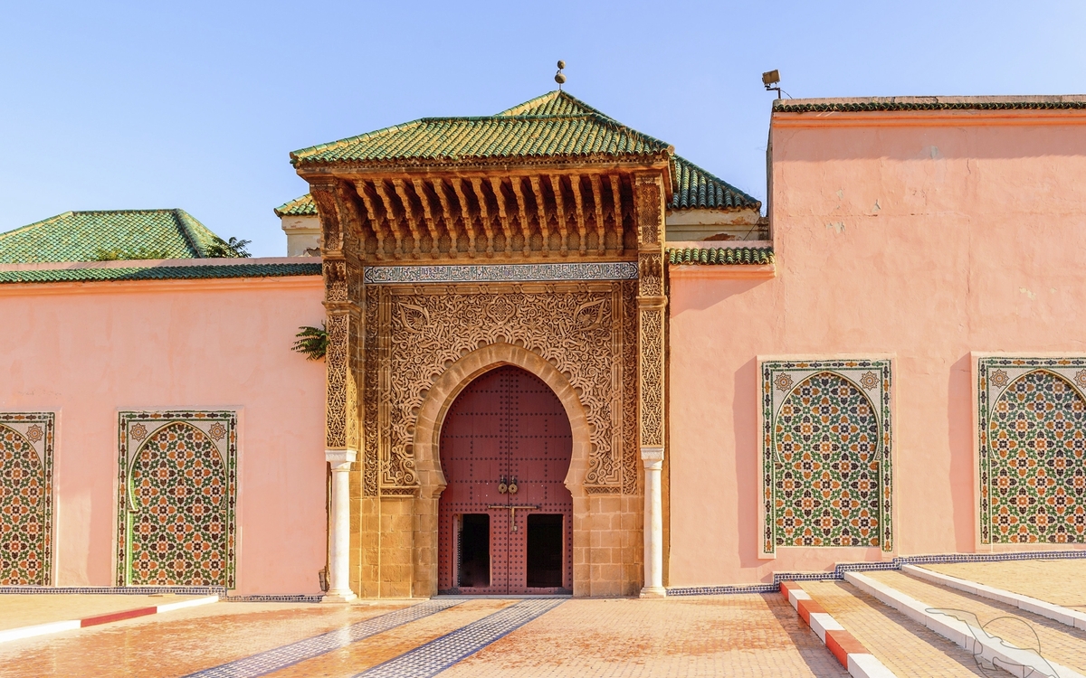 Palast in Meknes, Marokko