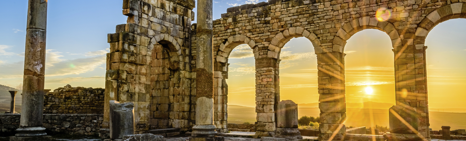 Archäologische Stätte Volubilis, Marokko