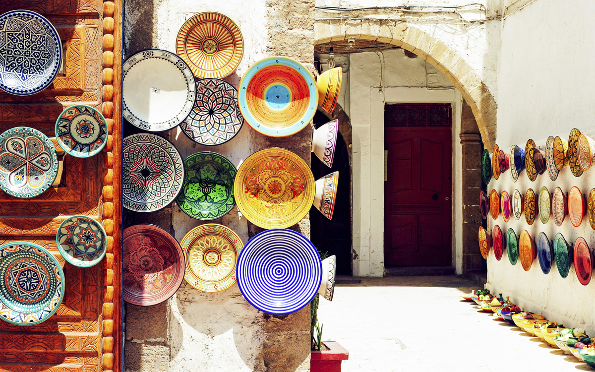 Ladenlokal in Marrakesch, Marokko