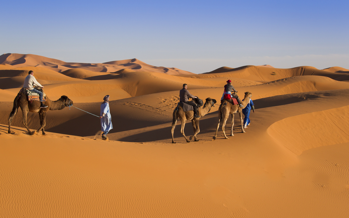 Sanddünen bei Erg Chebbi, Marokko