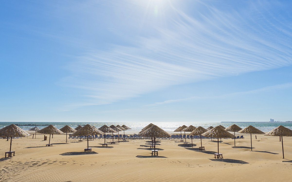 Strand von Agadir, Marokko