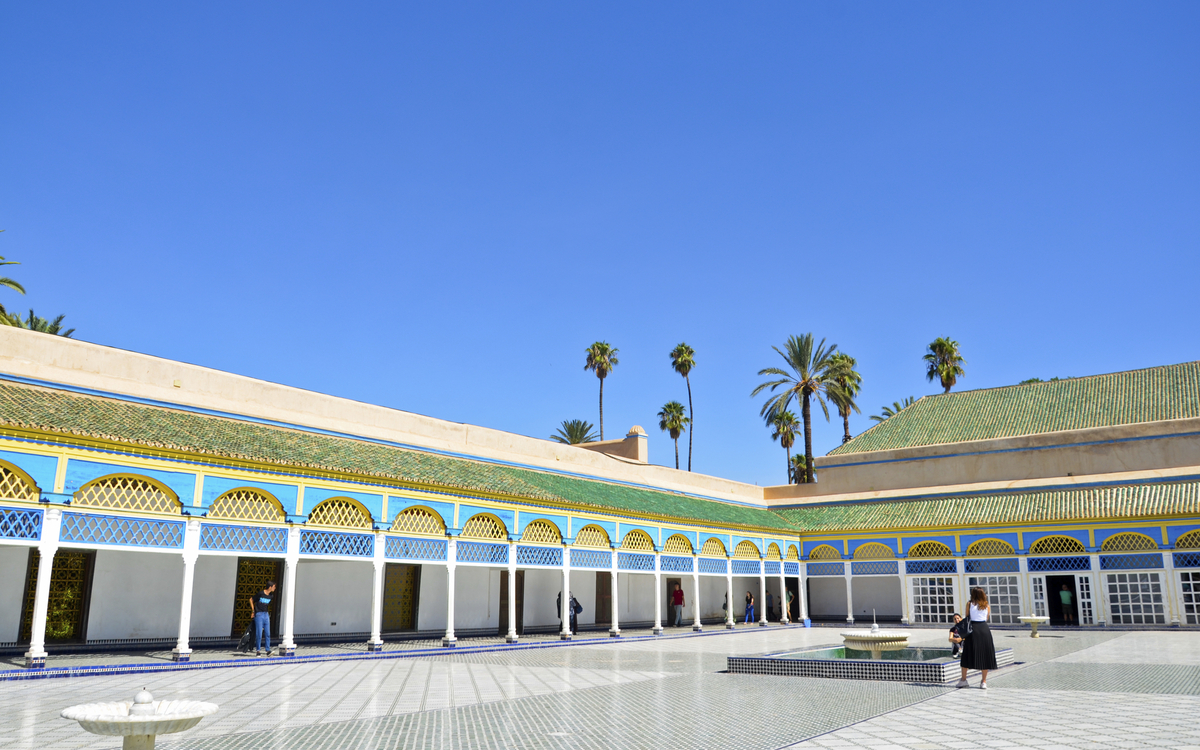 Bahia Palast in Marrakesch, Marokko