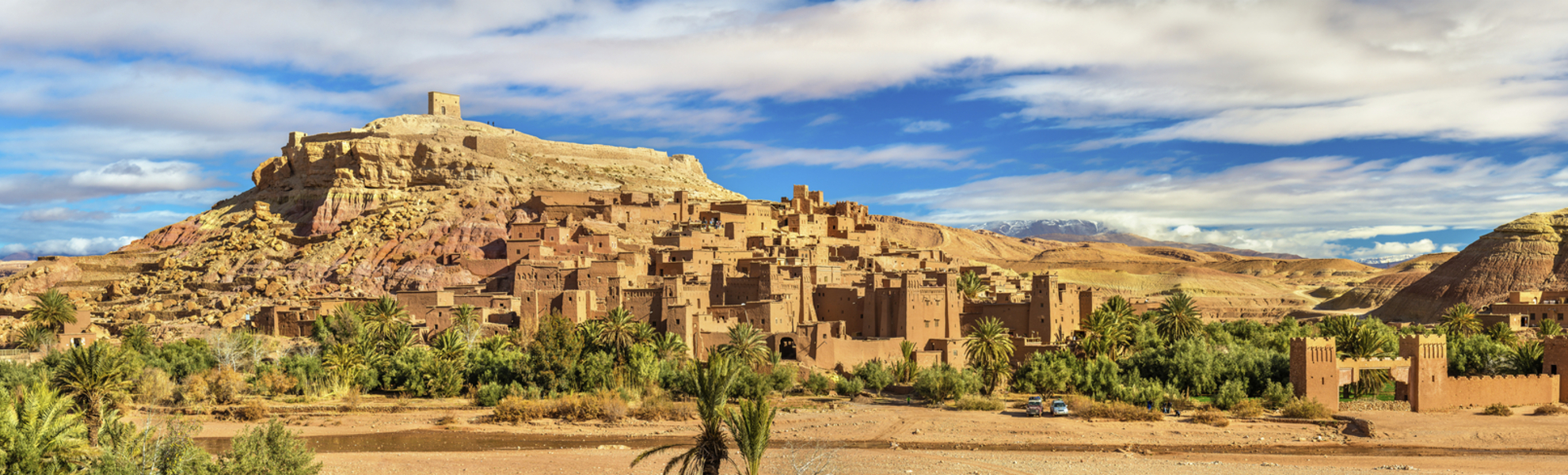 Ausblick auf Ait Benhaddou, Marokko
