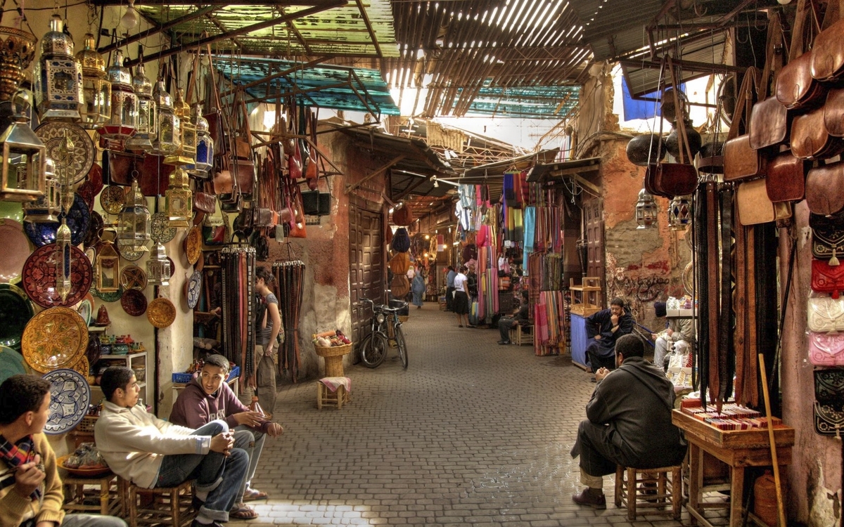Bazar in Marrakesch, Marokko