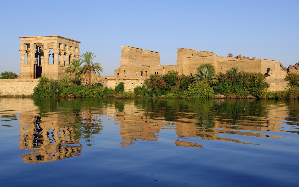 Tempel von Philae auf der Insel Agilkia in Ägypten