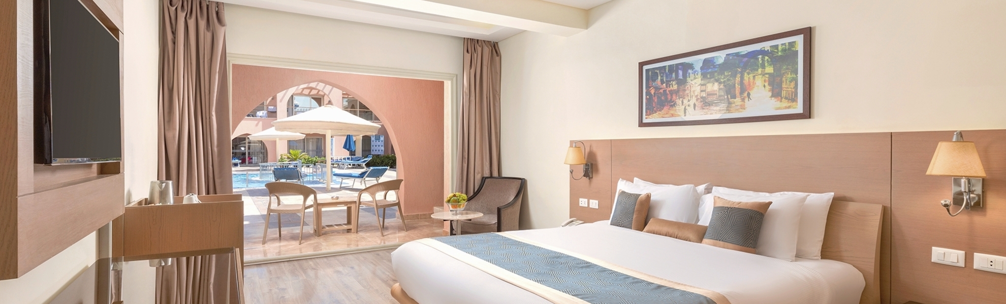 Beispiel Doppelzimmer Poolblick