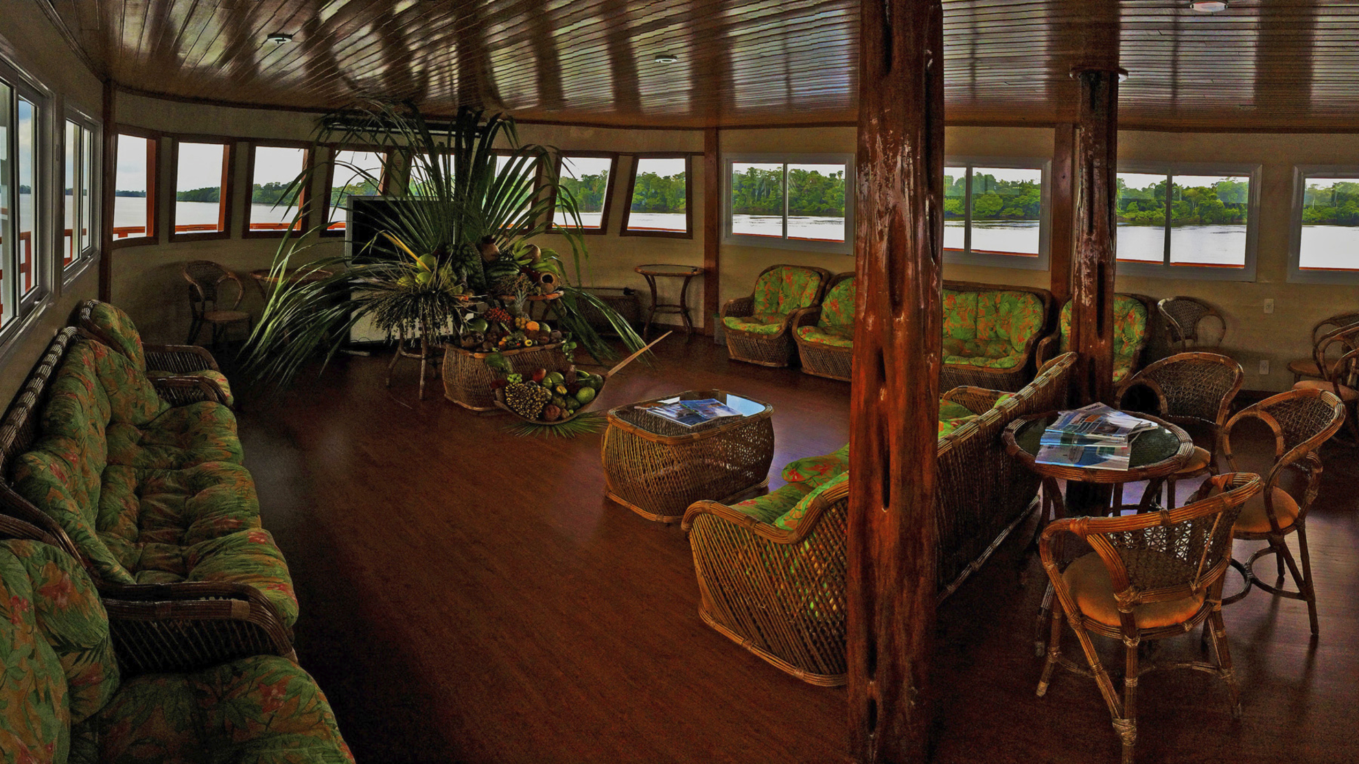 Salon auf dem Flussschiff Amazon Clipper Premium