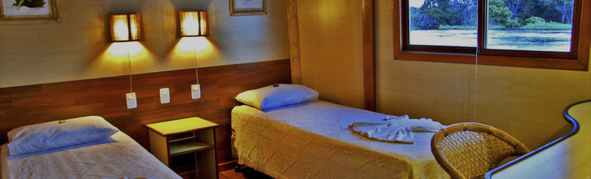 Kabinen der Kategorie A, B und C auf dem Flussschiff Amazon Clipper Premium