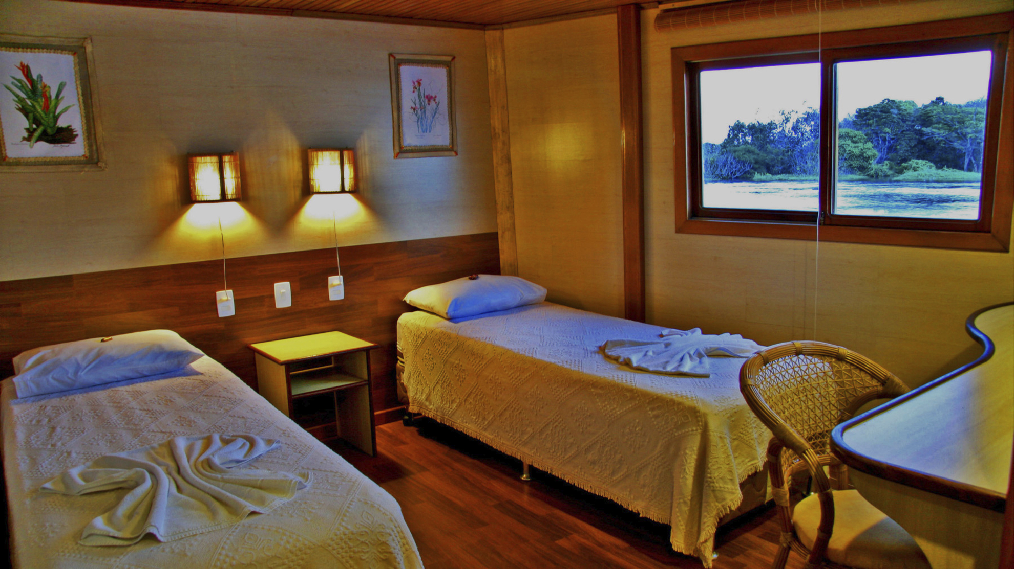 Kabinen der Kategorie A, B und C auf dem Flussschiff Amazon Clipper Premium