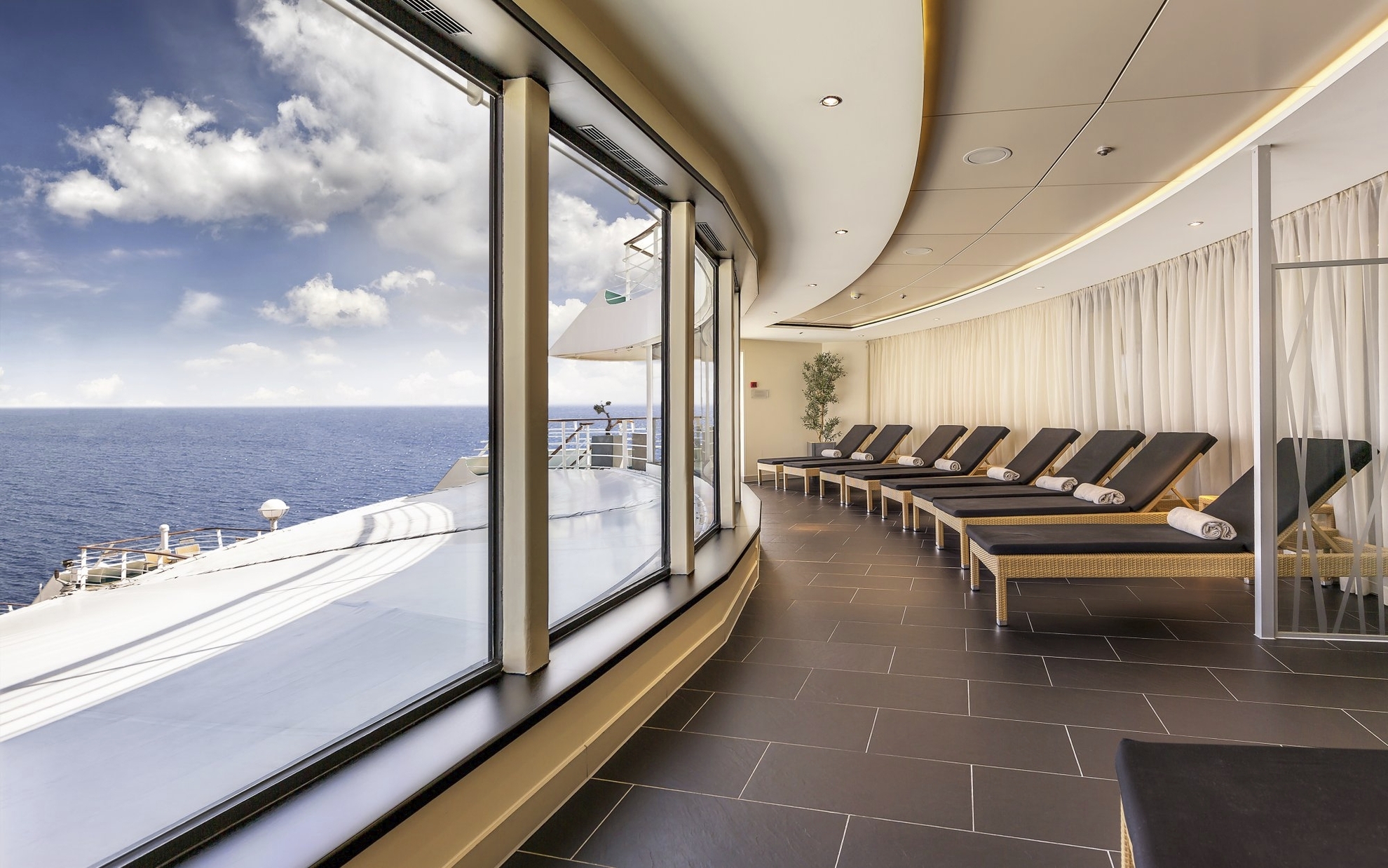 Ruheraum im Spa Bereich, MS Amadea