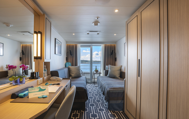 2-Bett Superior, Balkon, Promenaden-, Lido-, Jupiter-Deck (Kat. O+, P, R)