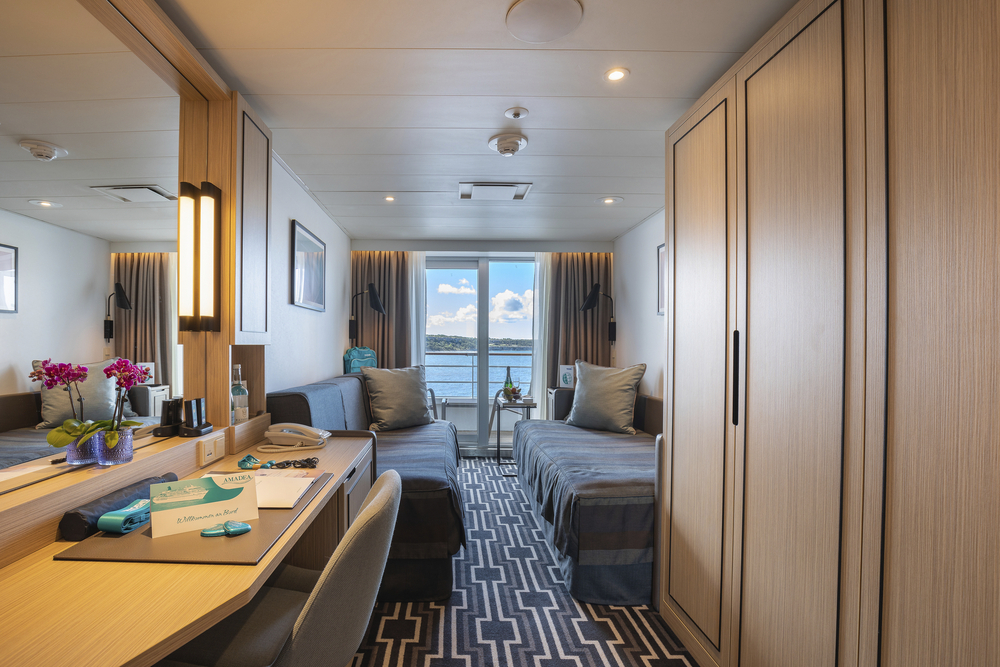 2-Bett Superior, Balkon, Promenaden-, Lido-, Jupiter-Deck (Kat. O+, P, R)