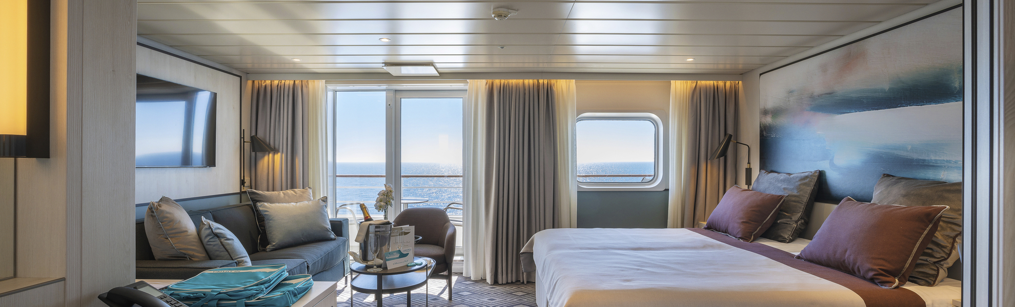 2-Bett-Suite, Balkon, Jupiter-Deck (Kat. U)