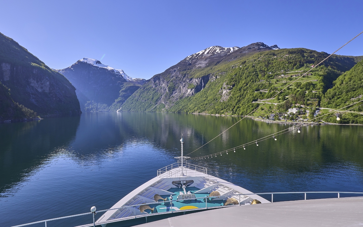 MS Amadea im Geirangerfjord