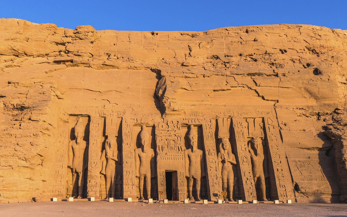 "Kleiner" Tempel von Abu-Simbel in Ägypten