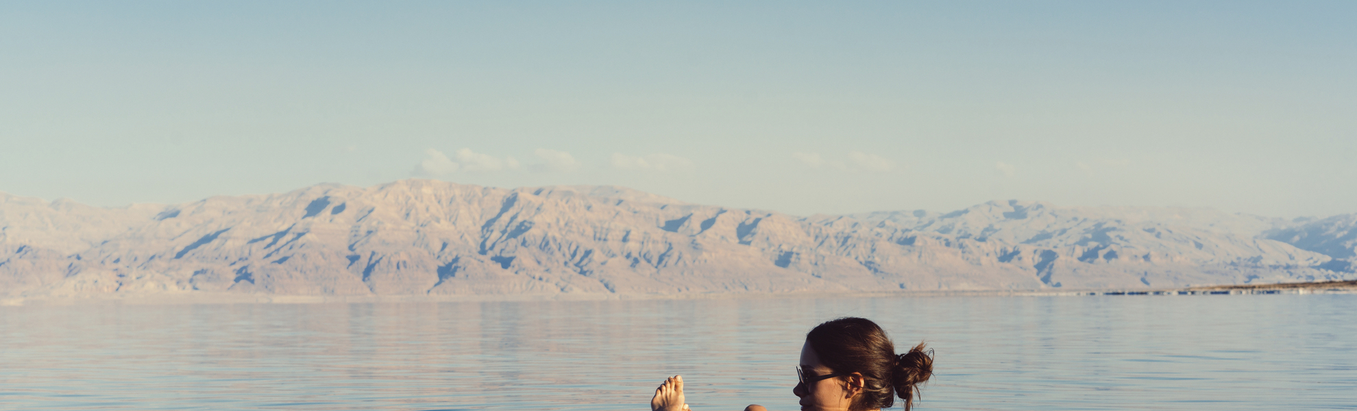 Entspannung im Toten Meer, Israel