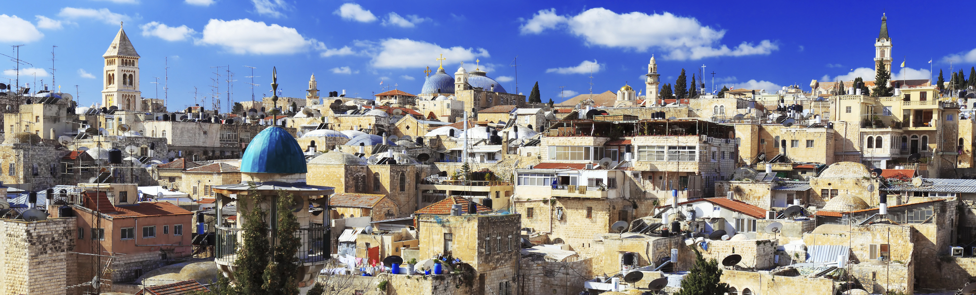 Blick über die Altstadt von Jerusalem, Israel