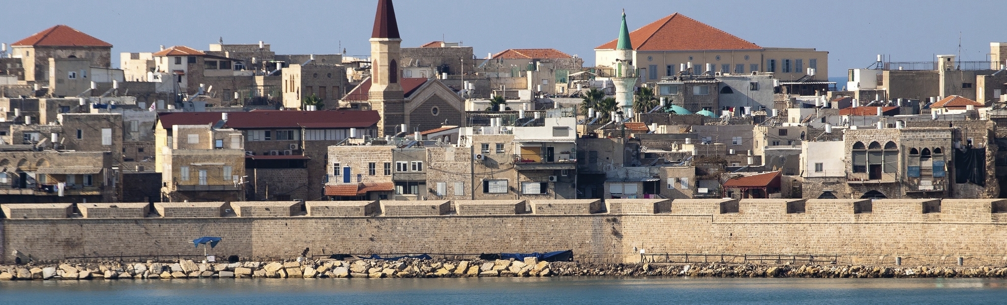 Blick auf Akko, Israel