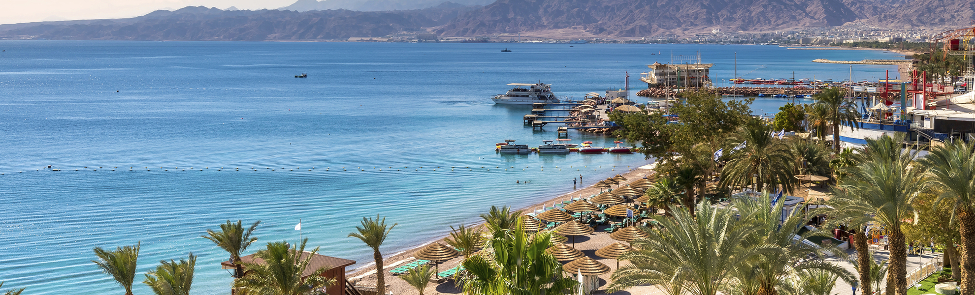 Strand von Eilat, Israel