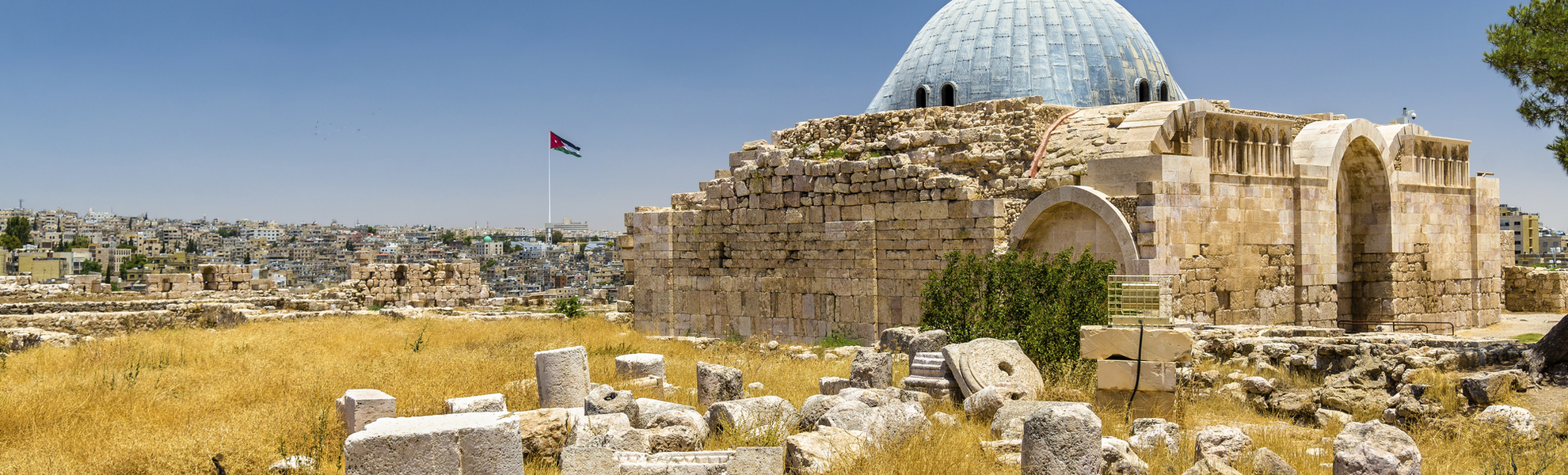 Zitadellenhügel Jebel el Qala’a in Amman, Jordanien