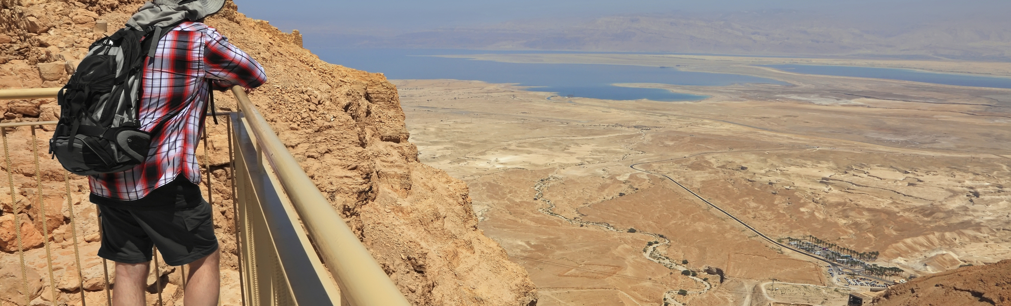 Ausblick von Masada, Israel