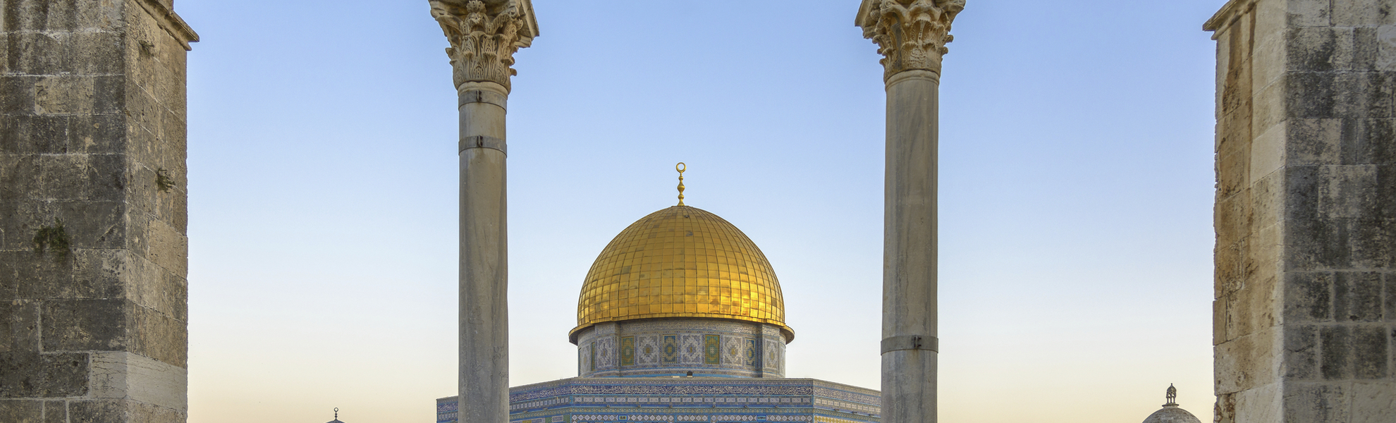 Felsendom und Al-Aqsa-Moschee in Jerusalem, Israel