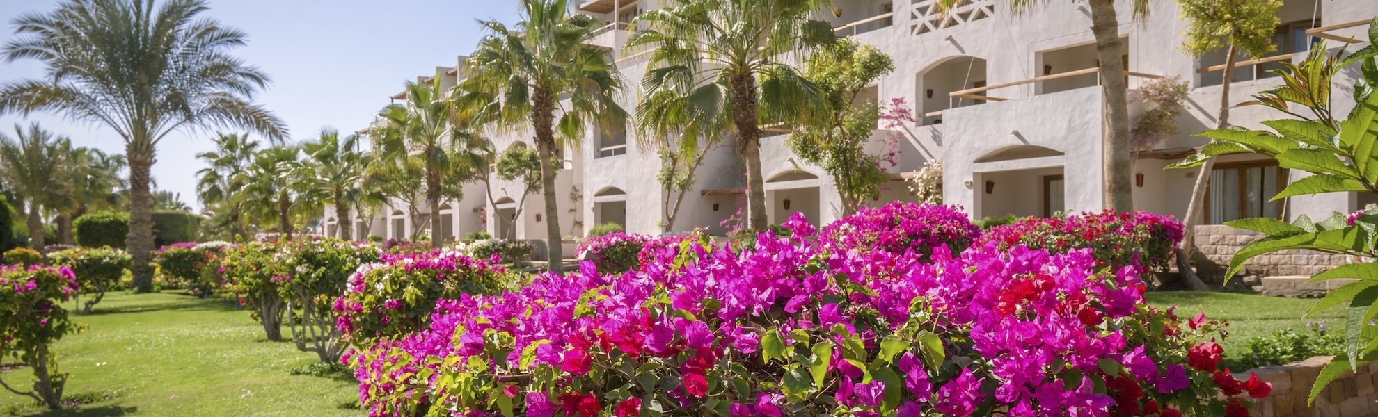 Fort Arabesque, Gartenanlage Beach Resort