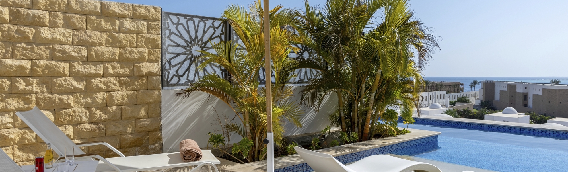 Beispielterasse Villa mit Meerblick