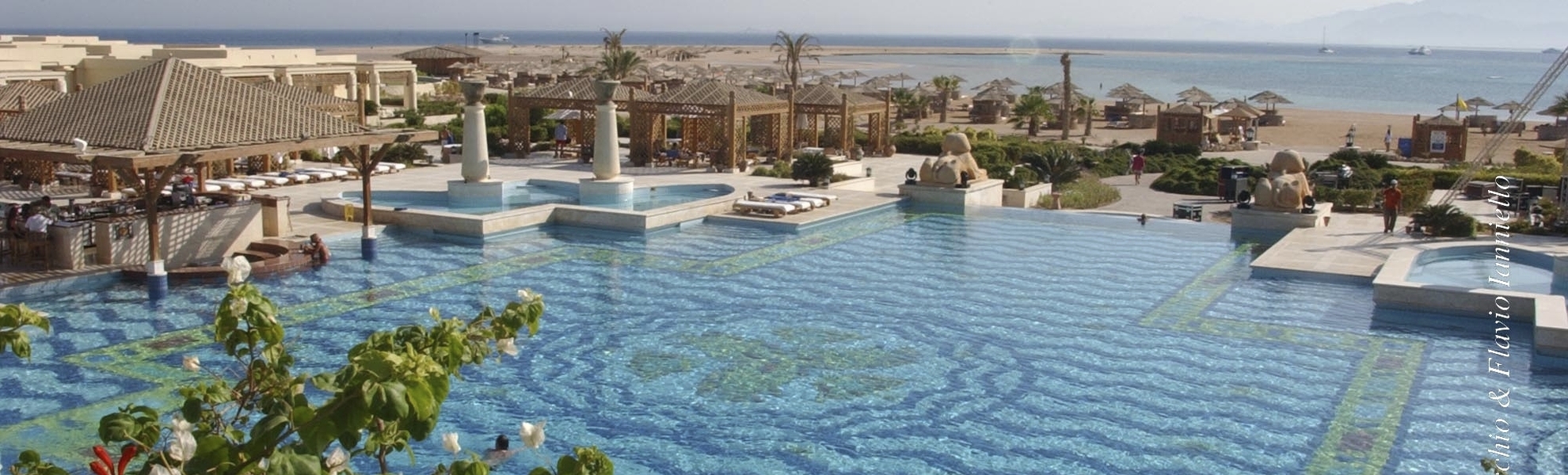 Poolanlage im Sheraton Soma Bay Resort in Ägypten
