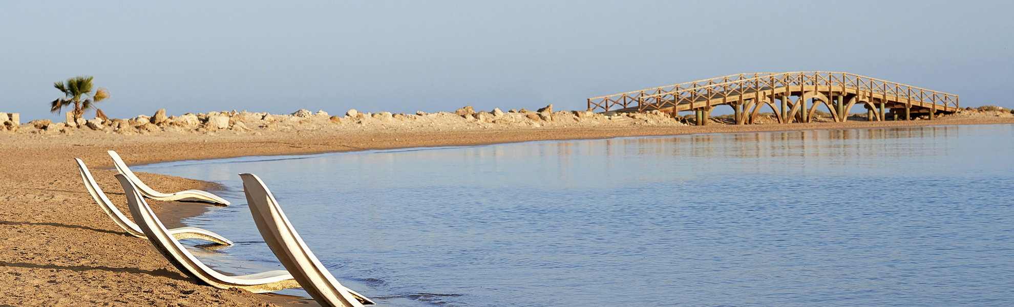 Strand und Meer am Sheraton Soma Bay Resort in Ägypten