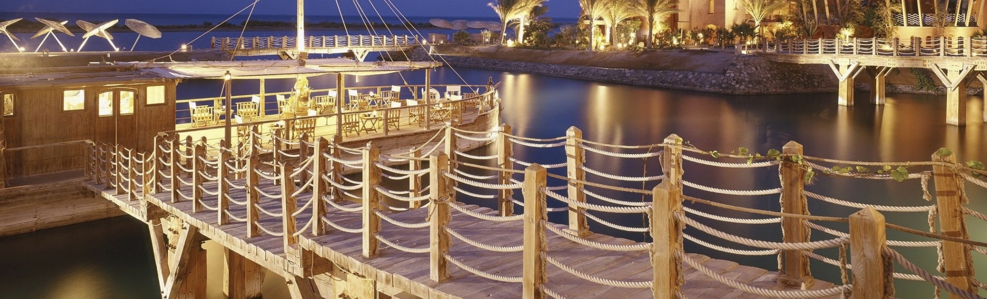 Aussenanlage im Sheraton Miramar Resort el Gouna, Ägypten