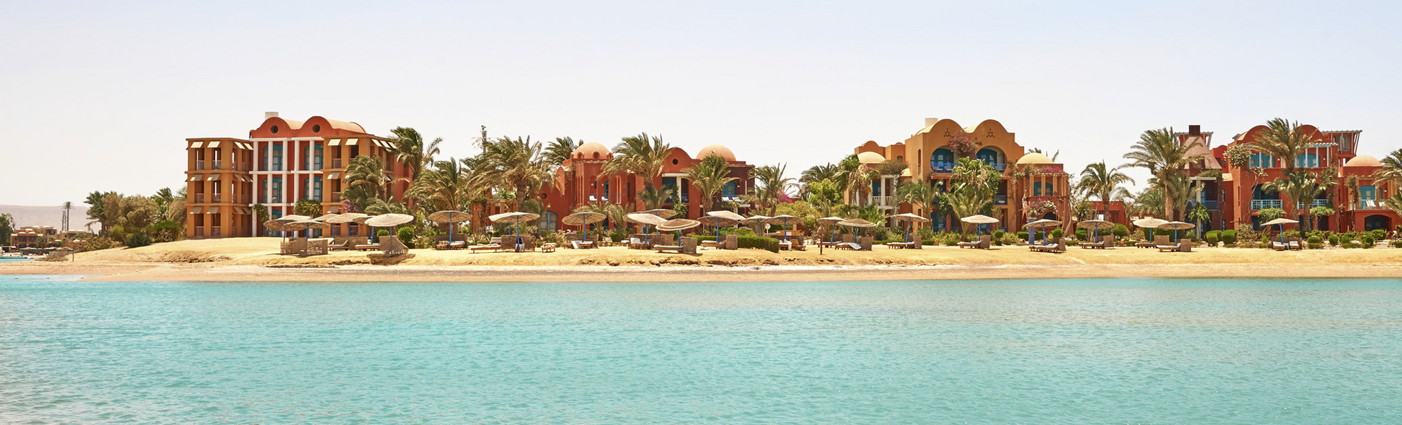 Strand am Sheraton Miramar Resort el Gouna, Ägypten