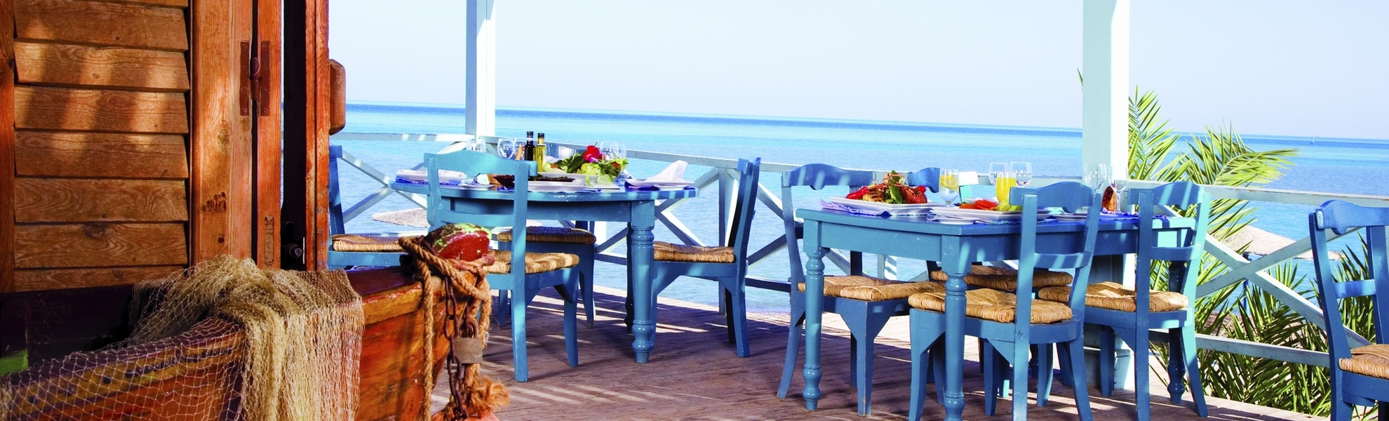 Terrasse im Mövenpick Resort & Spa El Gouna, Ägypten