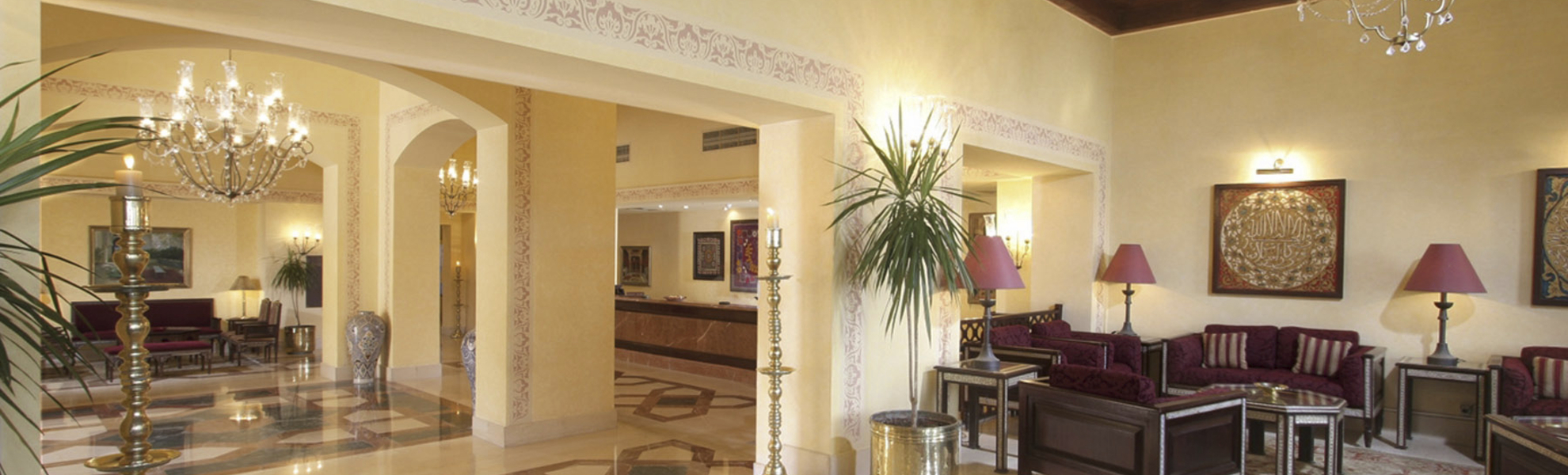 Lobby im Hotel Steigenberger Coraya Beach in Marsa Alam, Ägypten