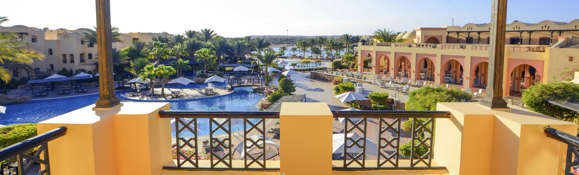 Beispiel Zimmerausblick, Steigenberger Coraya Beach, Marsa Alam, Ägypten
