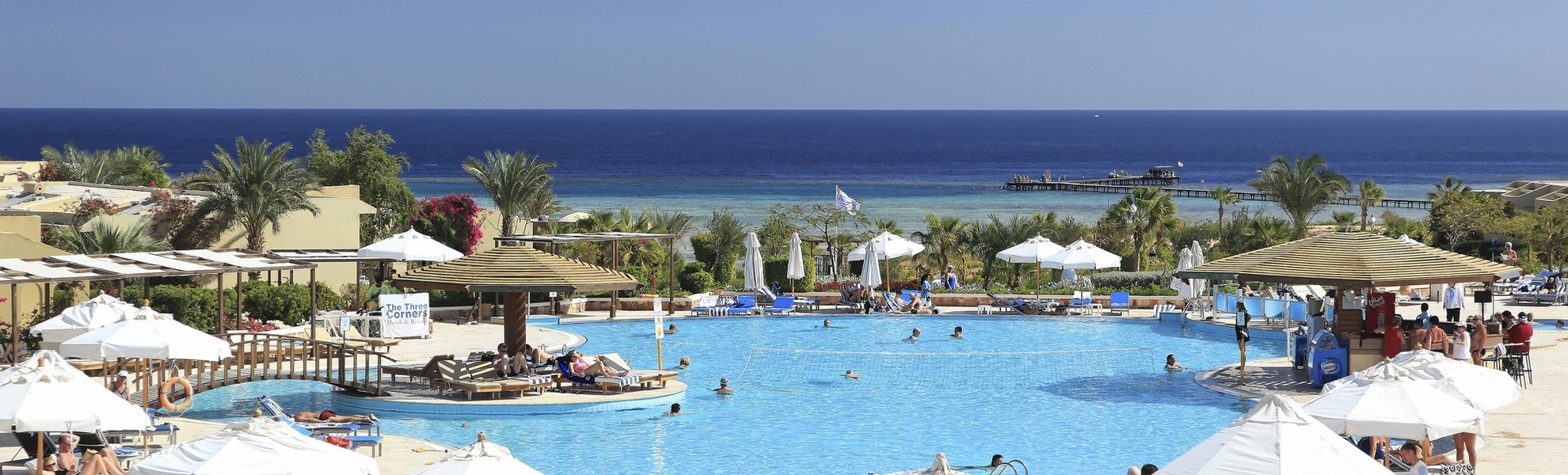 Poolanlage im Three Corners Fayrouz Plaza Beach Resort