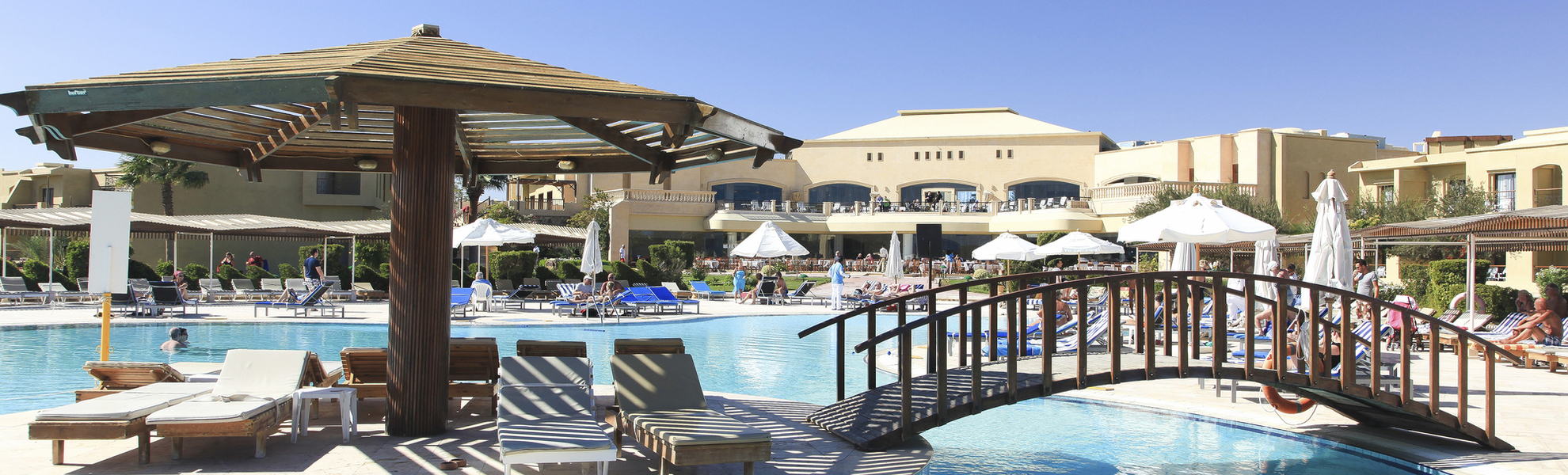 Poolanlage im Three Corners Fayrouz Plaza Beach Resort