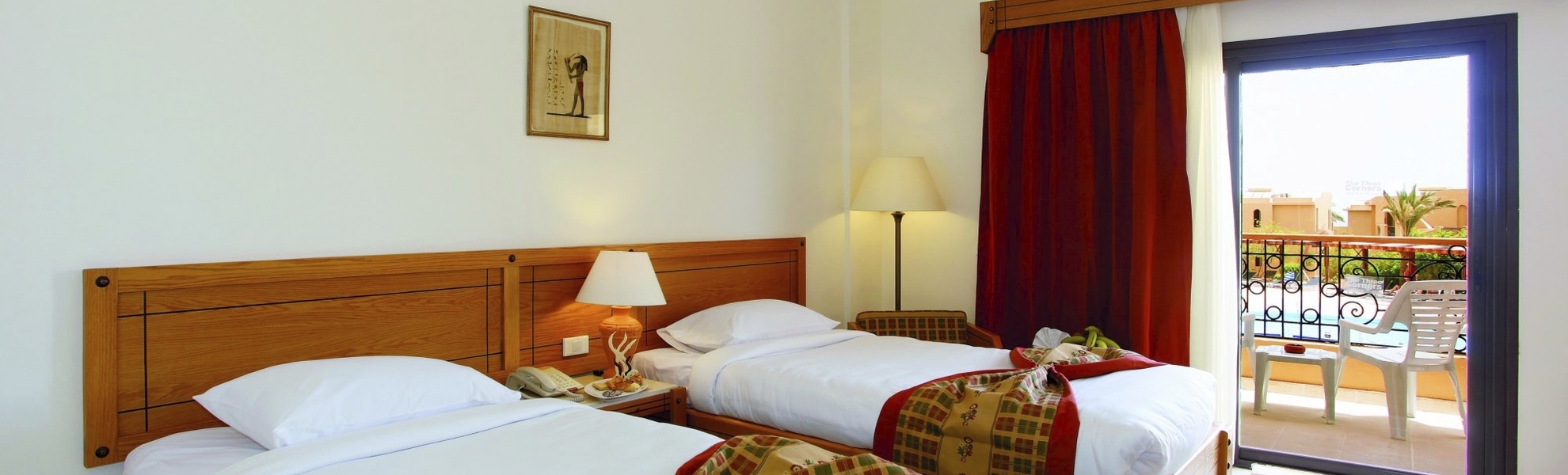 Beispiel Doppelzimmer im Three Corners Fayrouz Plaza Beach Resort