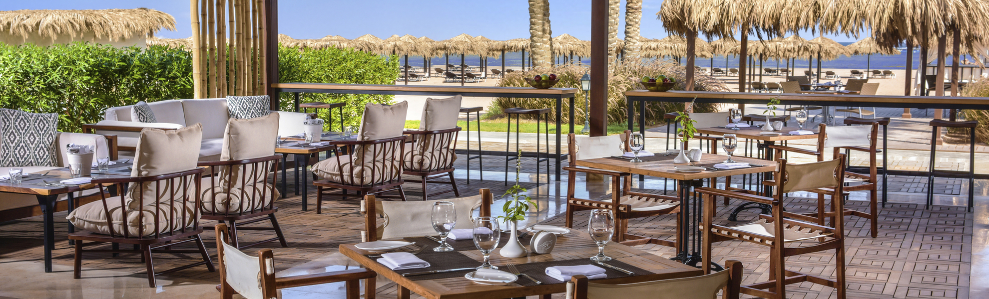 Beach Restaurant, Hotel Steigenberger Alcazar, Sharm El Sheikh, Ägypten