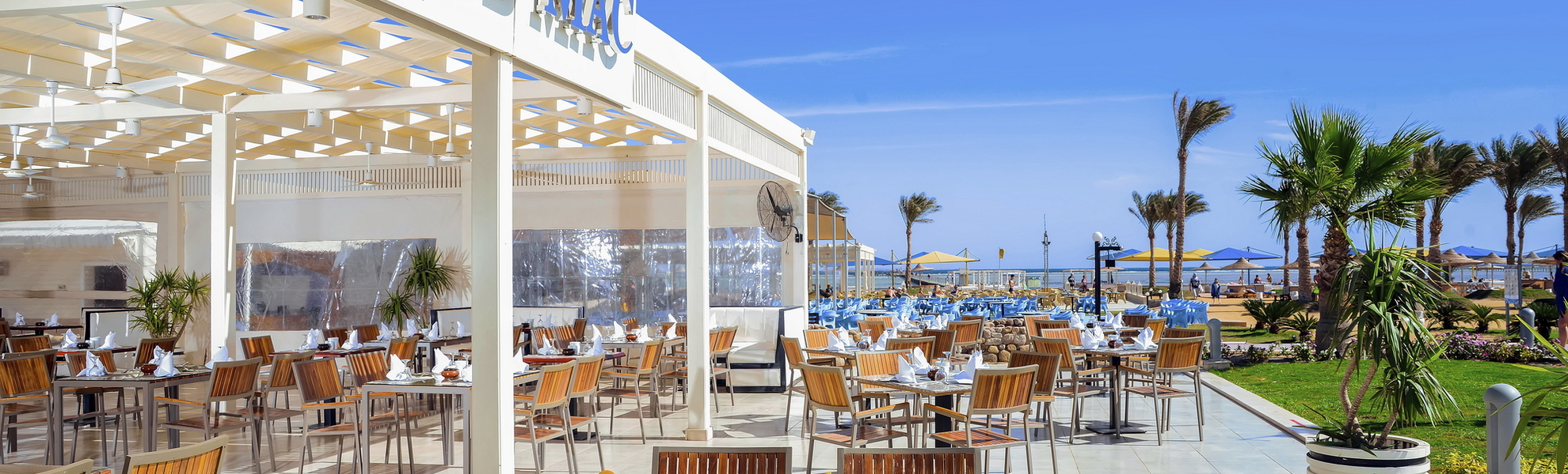Terrasse im Hotel Royal Albatros Moderna Sharm el-Sheikh, Ägypten
