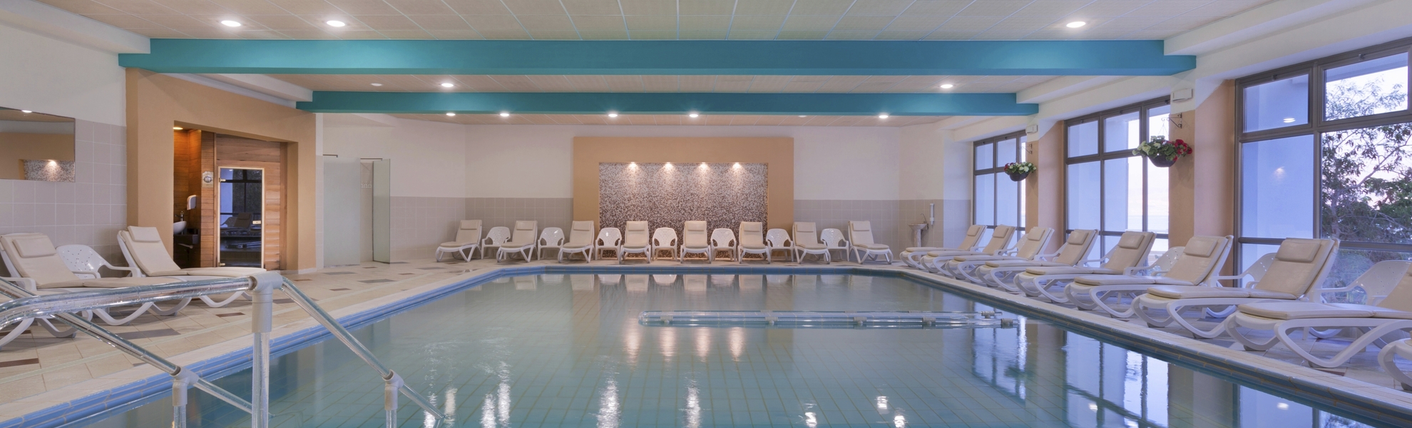 Hallenbad im Hotel Lot in Bokek, Israel