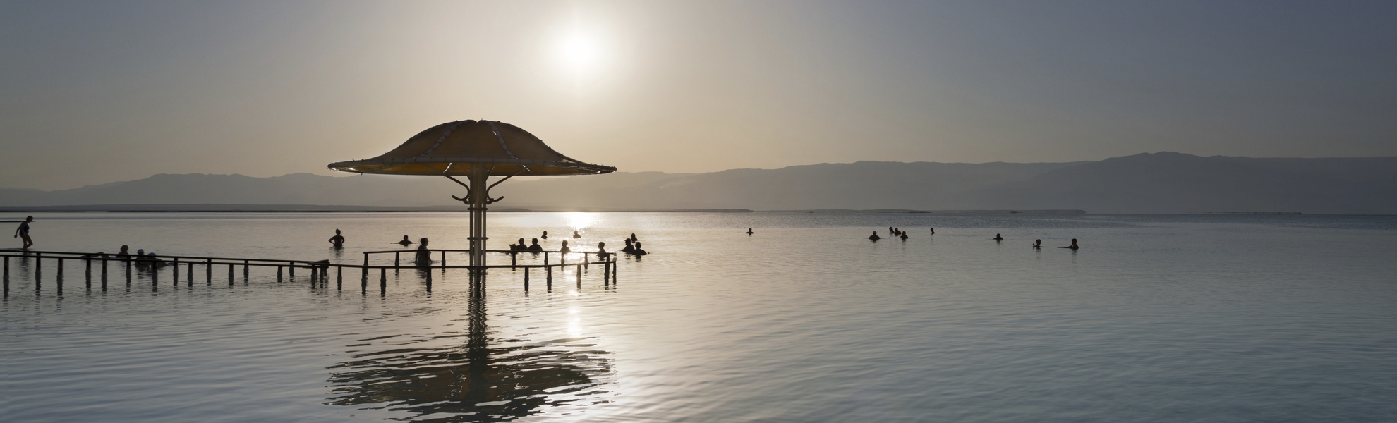 Strand am Hotel Lot in Bokek, Israel